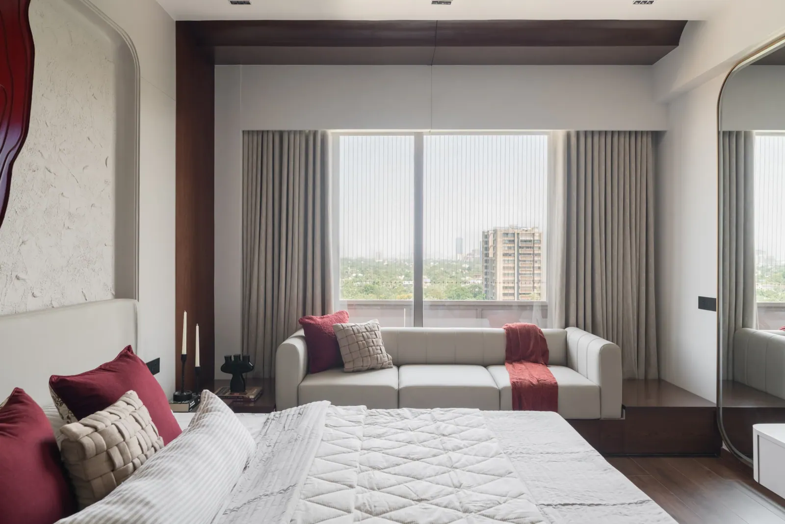 Master bedroom at Ayaan, interior design by Ekaya Design Studio