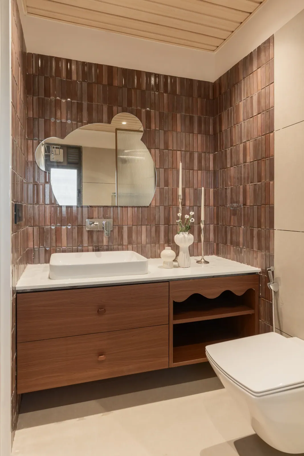 Bathroom at Ayaan, interior design by Ekaya Design Studio