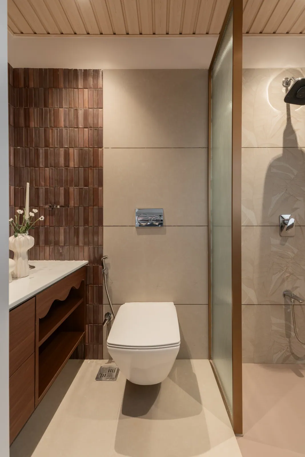 Bathroom at Ayaan, interior design by Ekaya Design Studio