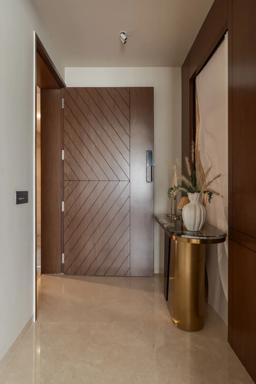Entrance foyer at Ayaan, interior design by Ekaya Design Studio