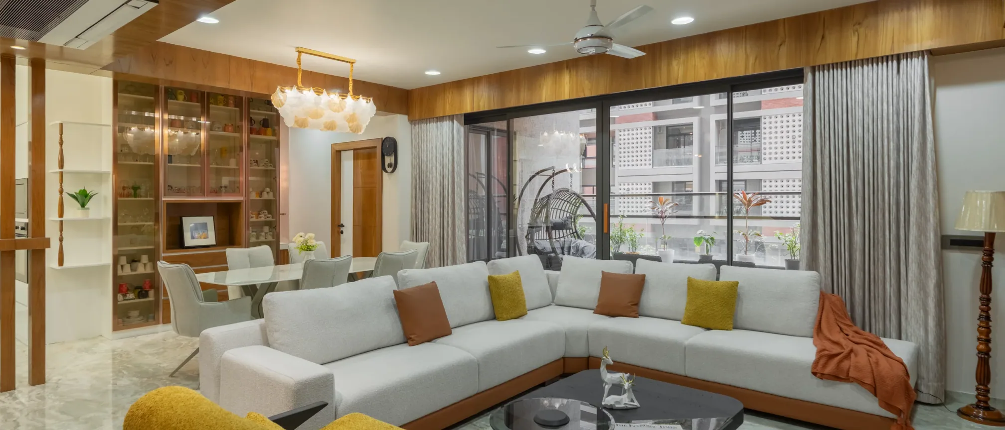 Living room at Bouganville, interior design by Ekaya Design Studio