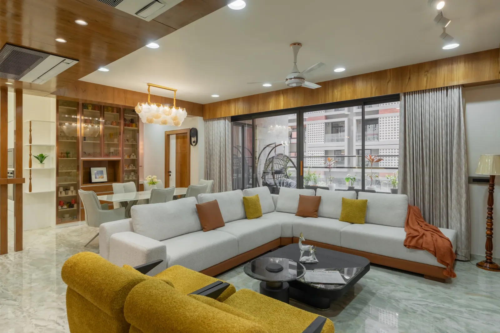 Living room at Bouganville, interior design by Ekaya Design Studio