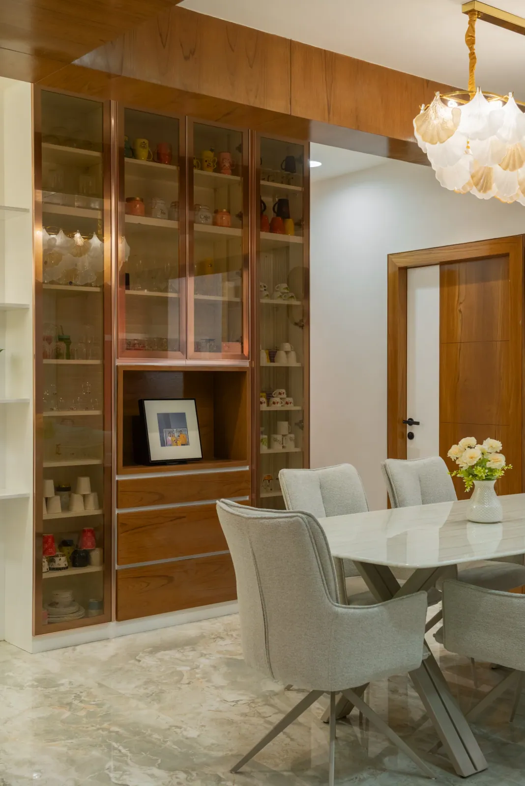 Dining area at Bouganville, interior design by Ekaya Design Studio