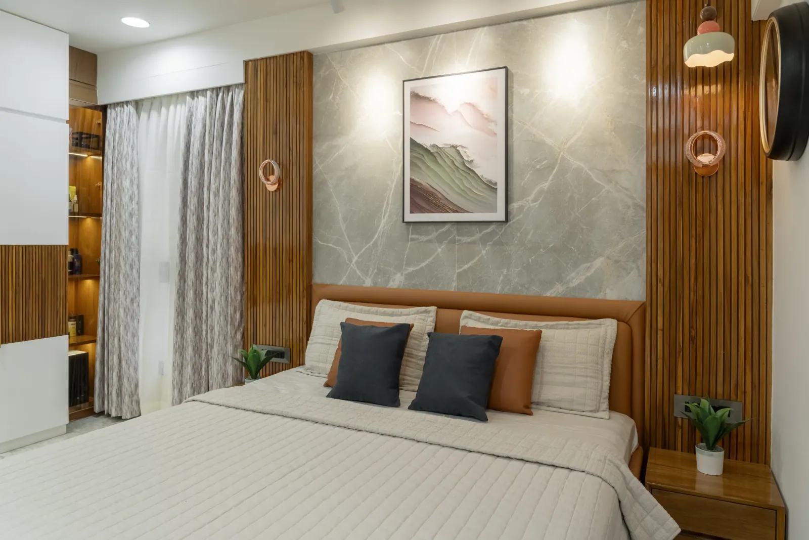Guest bedroom at Bouganville, interior design by Ekaya Design Studio