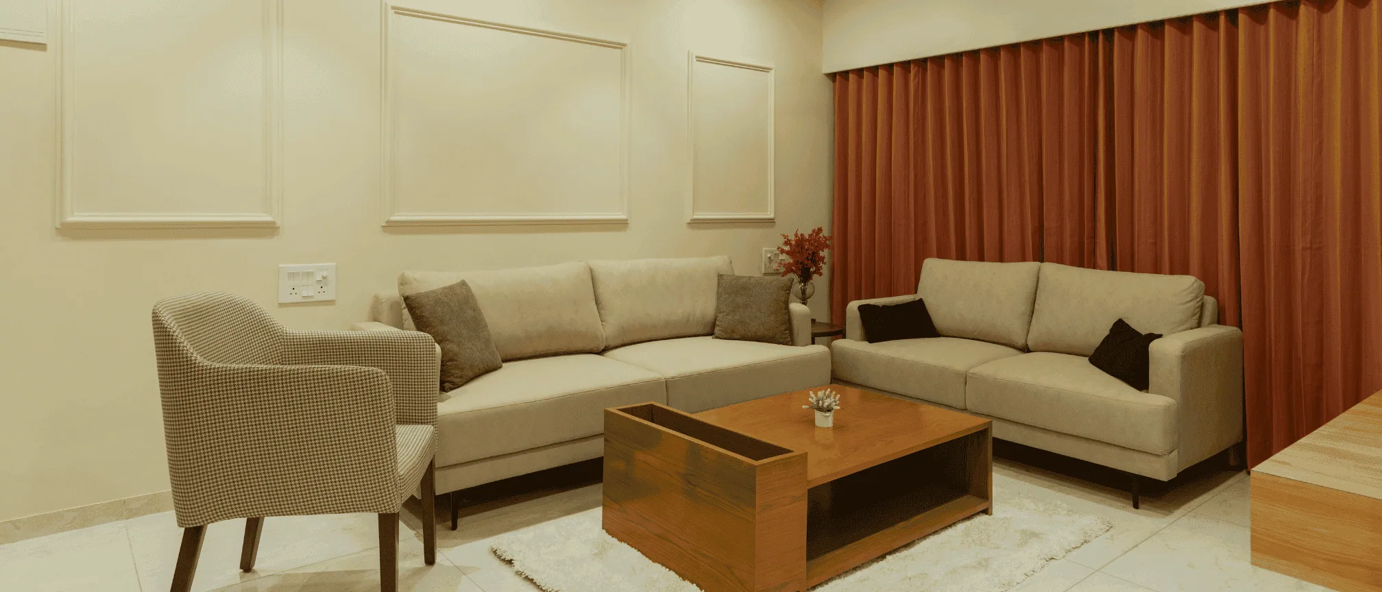 Elegant Economy: Beautiful Budget Apartment, interior design by Ekaya Design Studio
