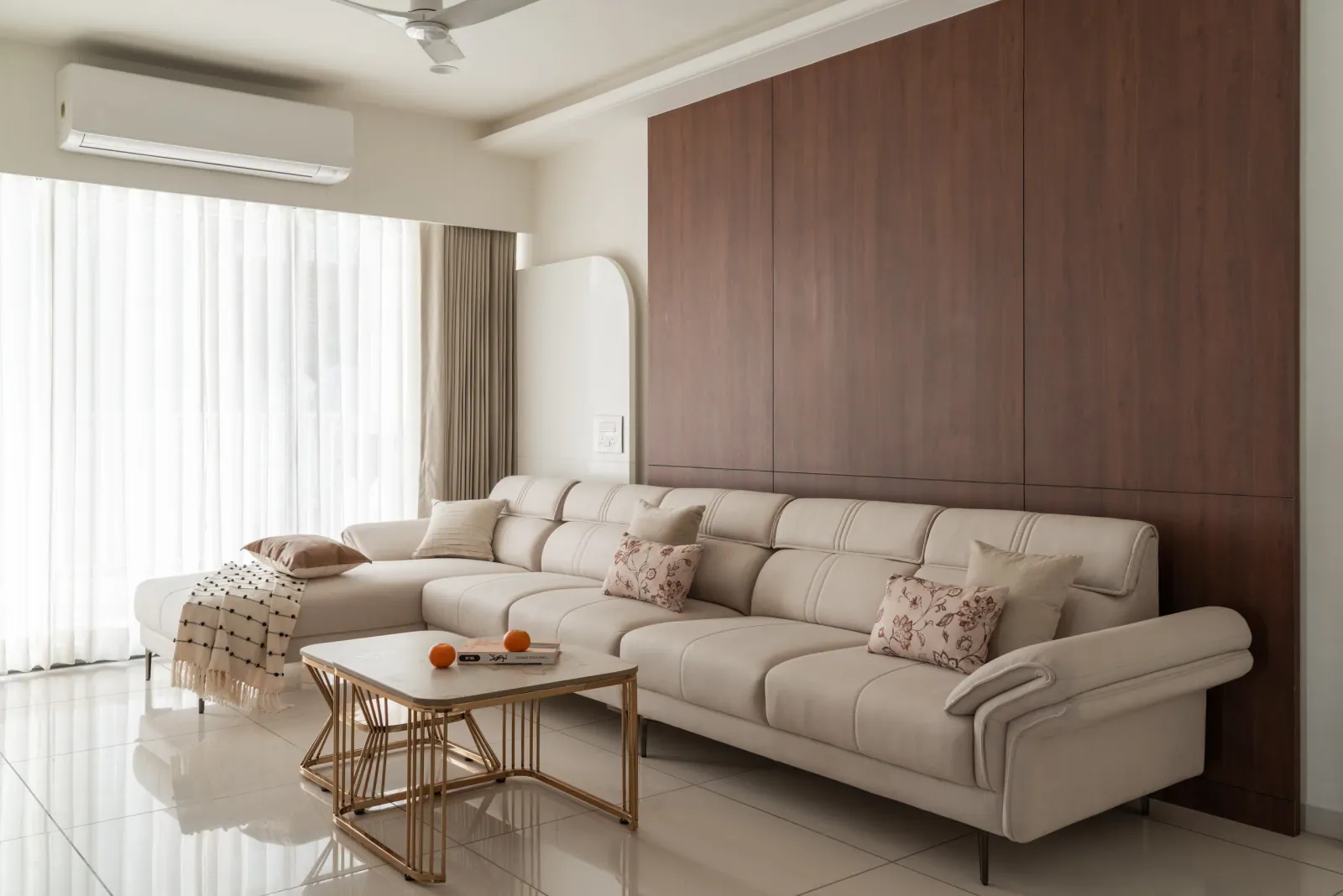 Living room at Emerald 3, interior design by Ekaya Design Studio