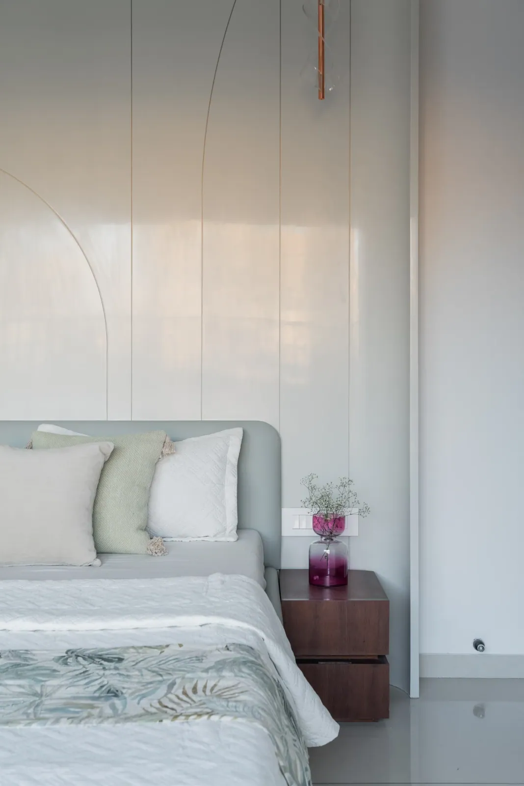 Guest bedroom at Emerald 3, interior design by Ekaya Design Studio