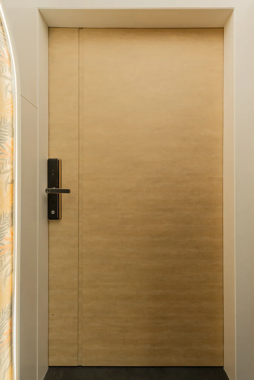 Entrance door at Emerald 3, interior design by Ekaya Design Studio