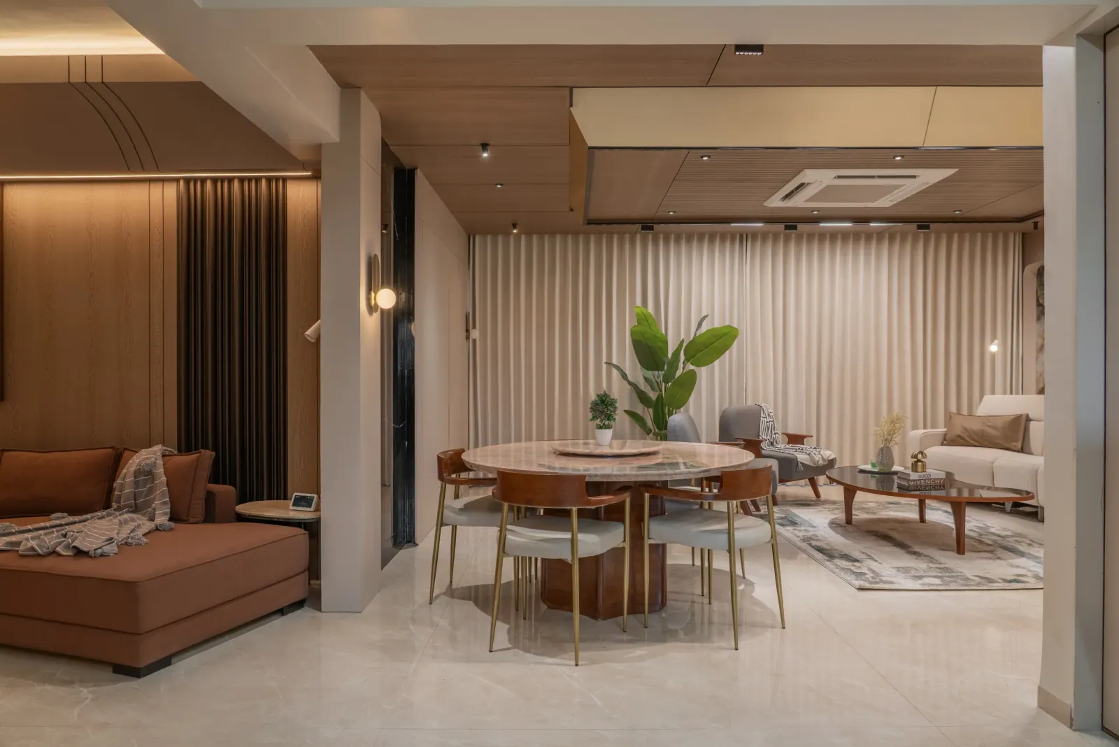 Living room at Greenwood, interior design by Ekaya Design Studio