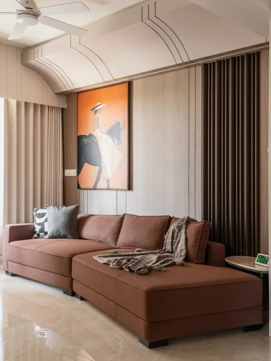 Living room at Greenwood, interior design by Ekaya Design Studio