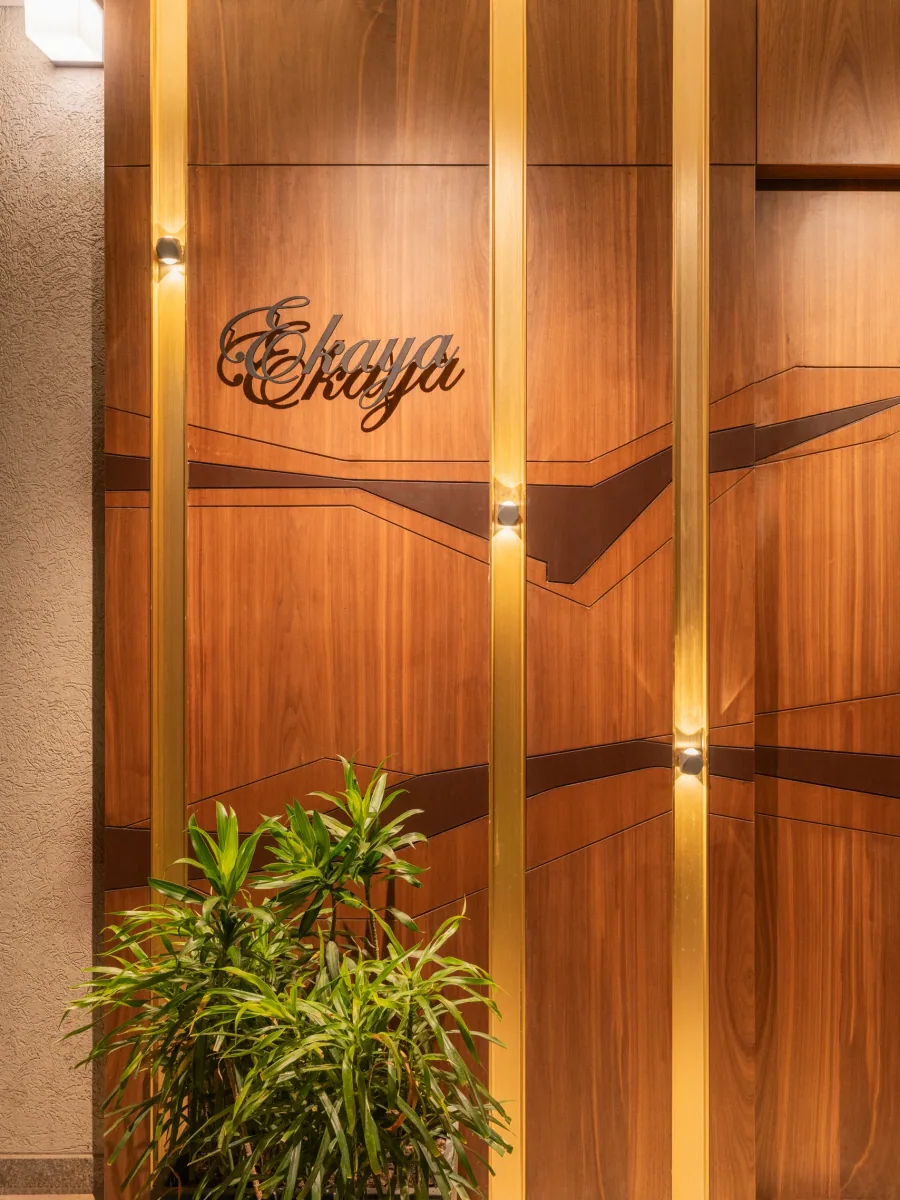 Office entrance at Ekaya Design Studio Office, interior design by Ekaya Design Studio