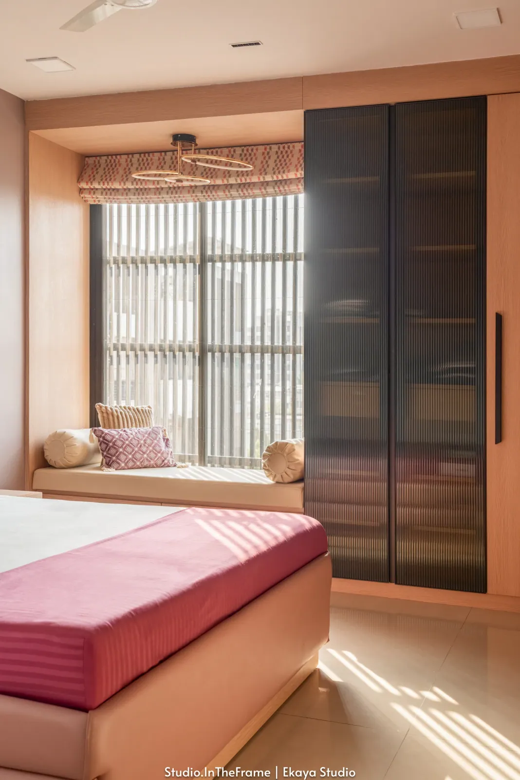 Bedroom at Pushkar, interior design by Ekaya Design Studio