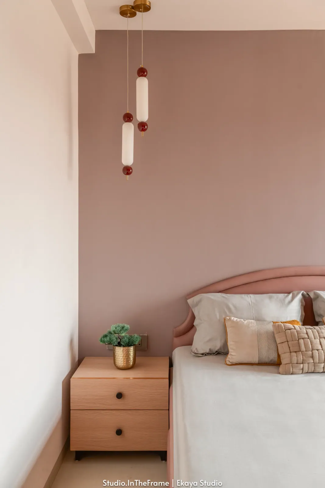 Bedroom at Pushkar, interior design by Ekaya Design Studio