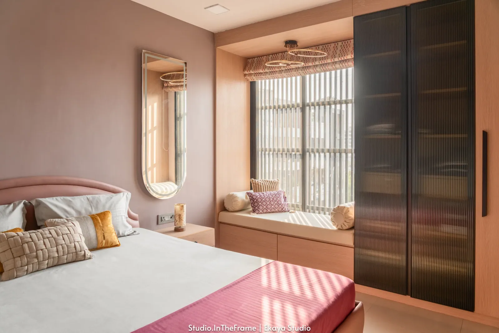 Bedroom at Pushkar, interior design by Ekaya Design Studio
