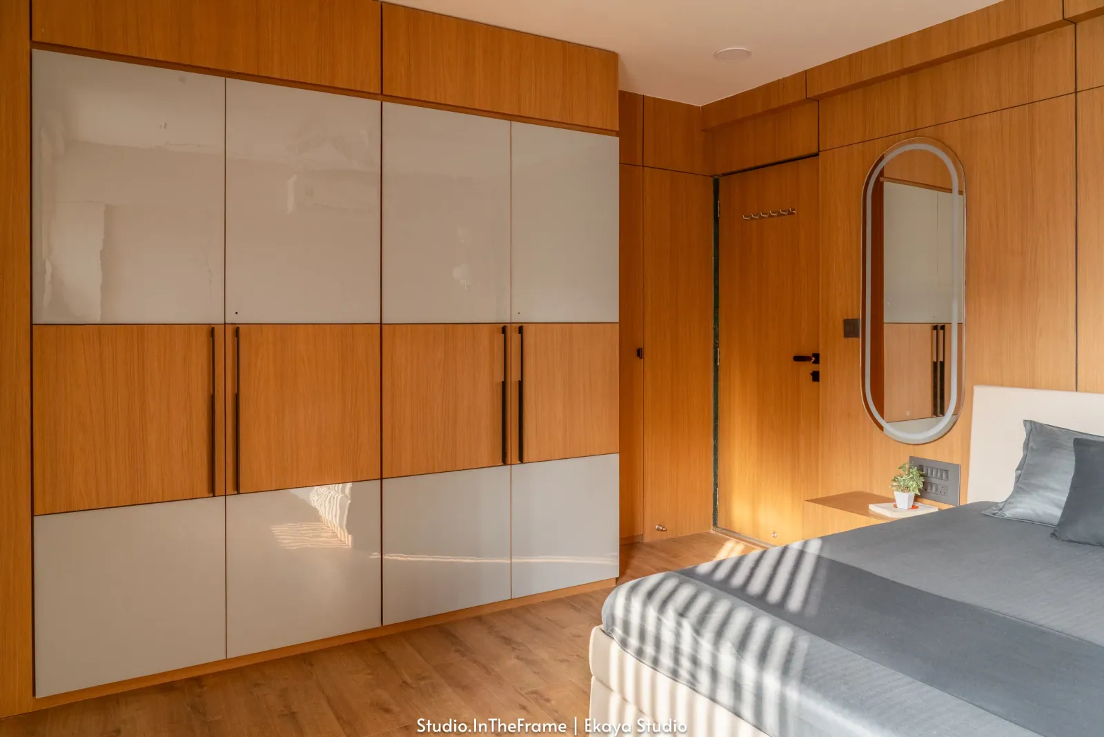 Master bedroom at Pushkar, interior design by Ekaya Design Studio