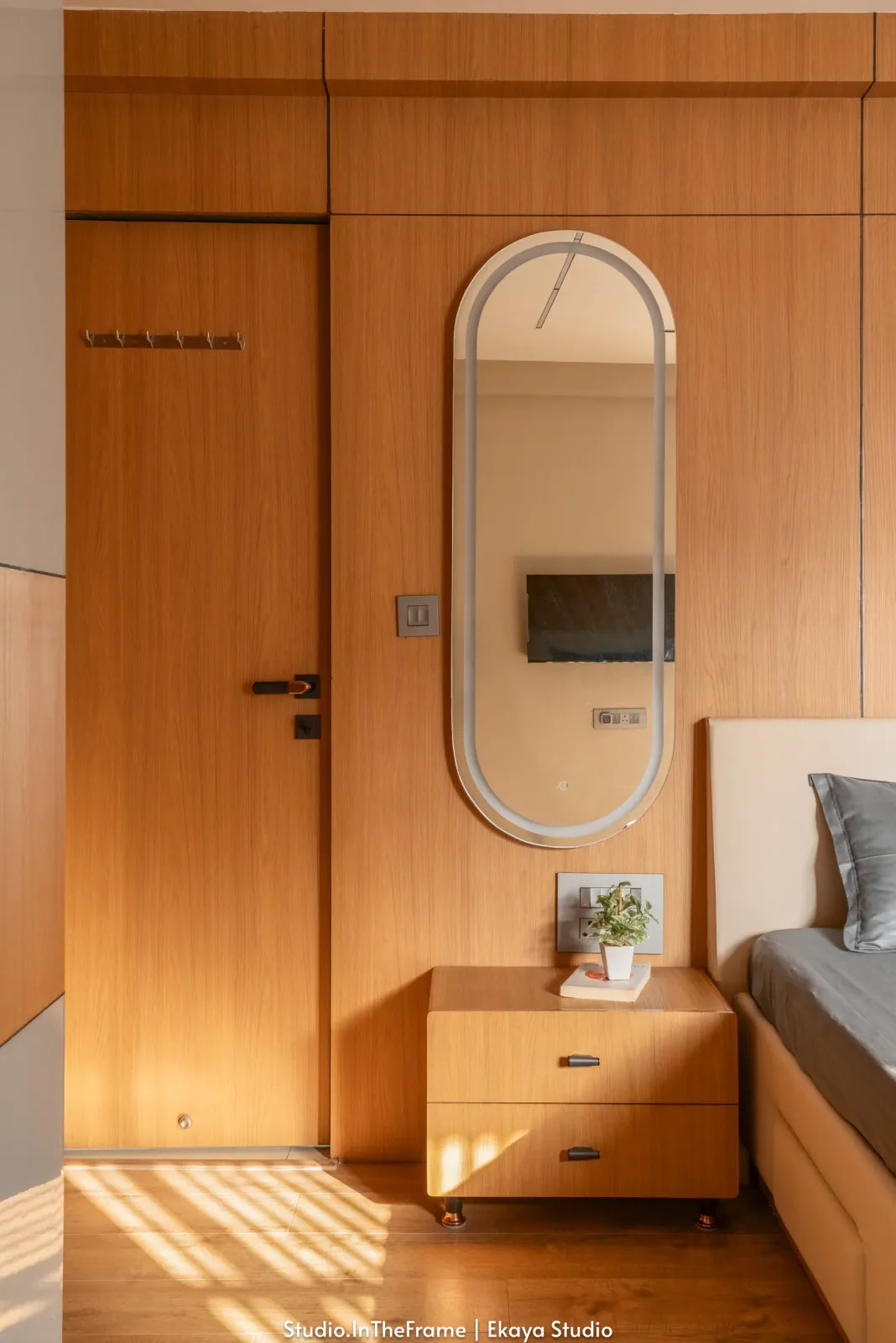 Master bedroom at Pushkar, interior design by Ekaya Design Studio