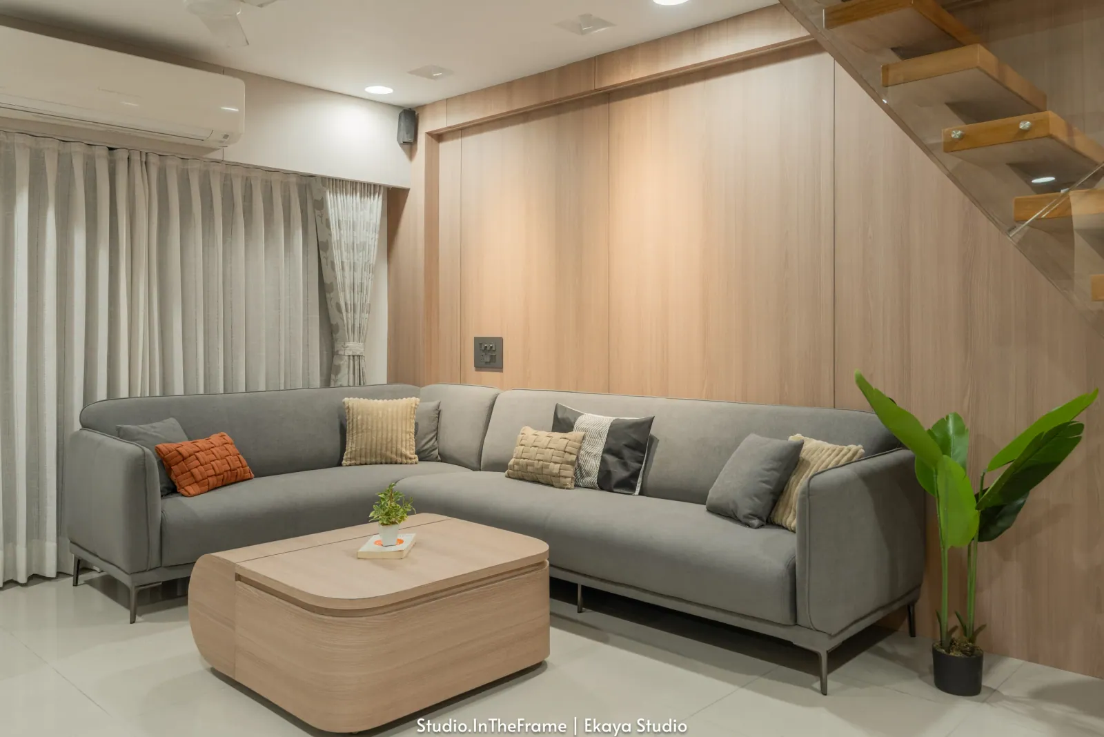 Living room at Pushkar, interior design by Ekaya Design Studio