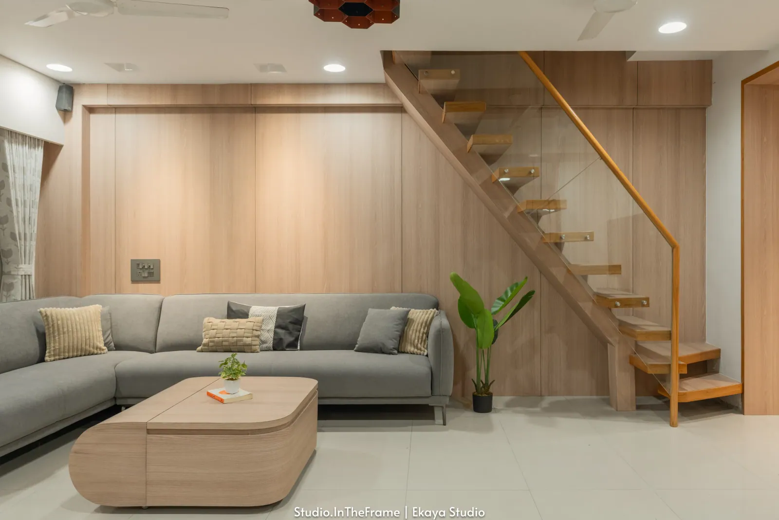 Living room at Pushkar, interior design by Ekaya Design Studio