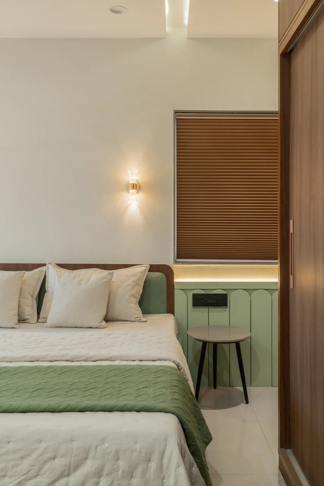 Bedroom at Suryavanshi, interior design by Ekaya Design Studio